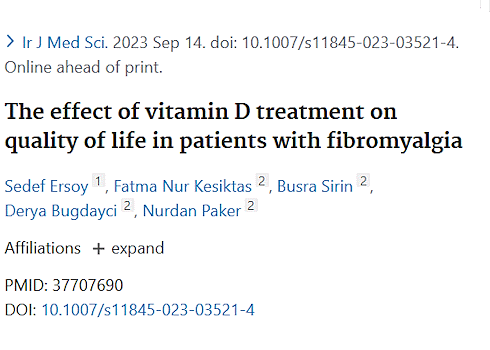 Supplement met vitamine D3 reduceert pijnklachten door fibromyalgie