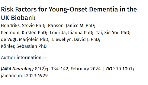 Deze leefstijl verkleint de kans op dementie op jonge leeftijd