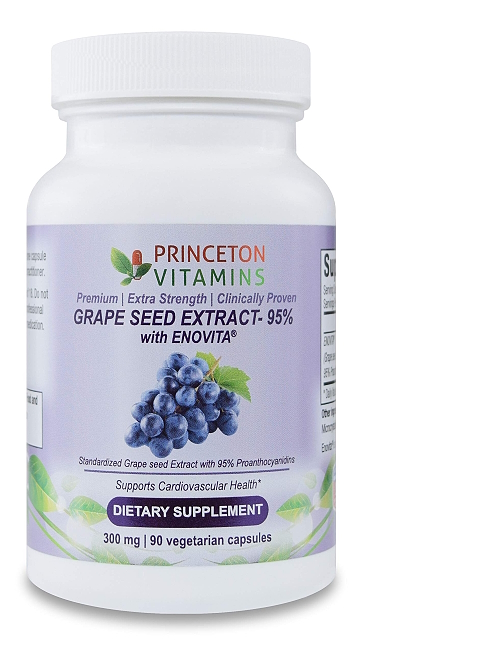 300 mg Grape Seed Extract per dag verlaagt bloeddruk, vermindert stress