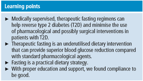 Na twintig jaar diabetes type-2 hebben patienten geen insuline meer nodig dankzij intermittent fasting