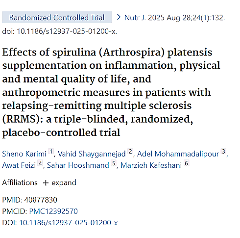 Halve theelepel spirulina per dag maakt MS-patient fitter