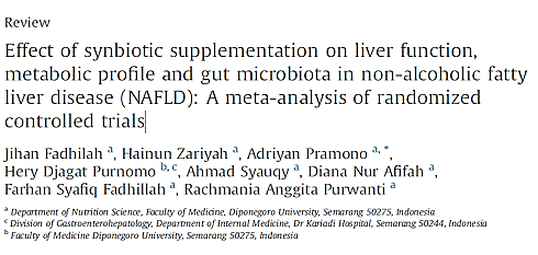 Vervette lever? Probeer synbiotica