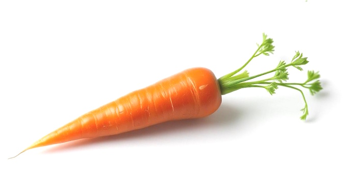 50 milliliter wortelsap erin, een kilo lichaamsvet eraf