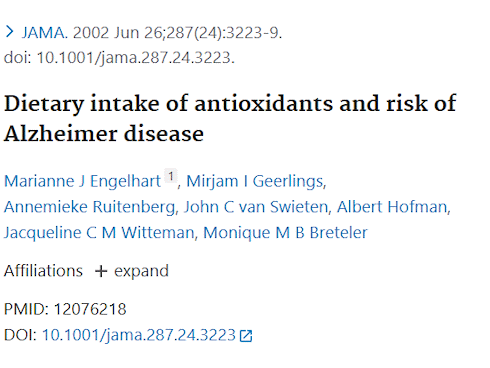 Meer vitamine C, minder kans op Alzheimer