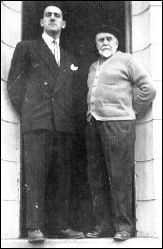 Ben Weider (links), Edmond Desbonnet (rechts)